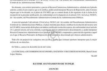 Bases del proceso selectivo para cubrir 33 plazas de la Policía Local de Telde/TA.
